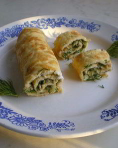 Яичный рулетик