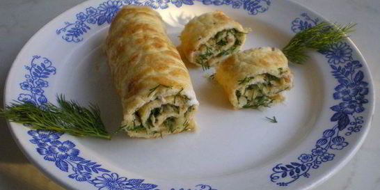 Яичный рулетик