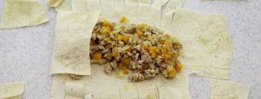 запеченный рулет из лаваша. Шаг 7