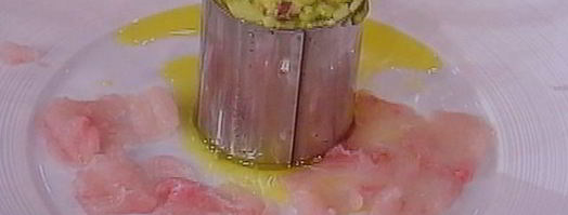 севиче из филе форели с авокадово-яблочным тартаром. Шаг 5