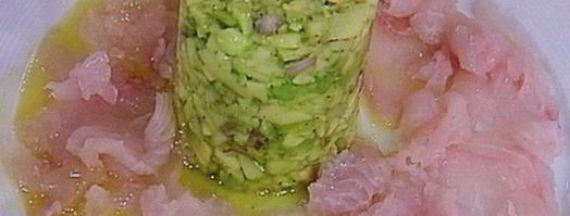 севиче из филе форели с авокадово-яблочным тартаром. Шаг 6