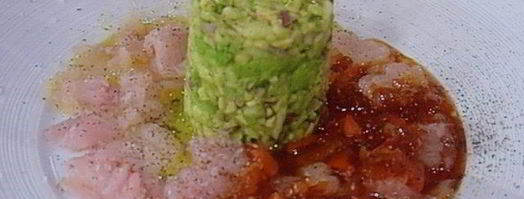 севиче из филе форели с авокадово-яблочным тартаром. Шаг 8