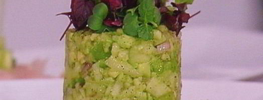 севиче из филе форели с авокадово-яблочным тартаром. Шаг 10