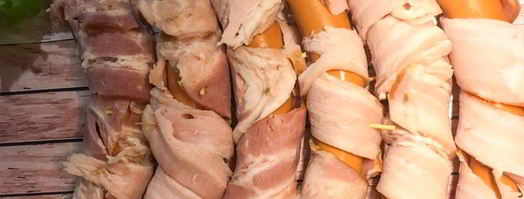 сосиски в беконе. Шаг 3