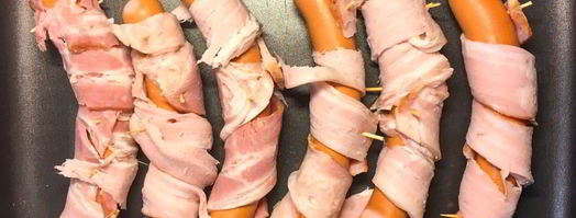 сосиски в беконе. Шаг 4