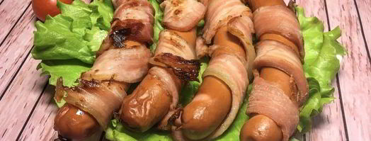 сосиски в беконе. Шаг 5