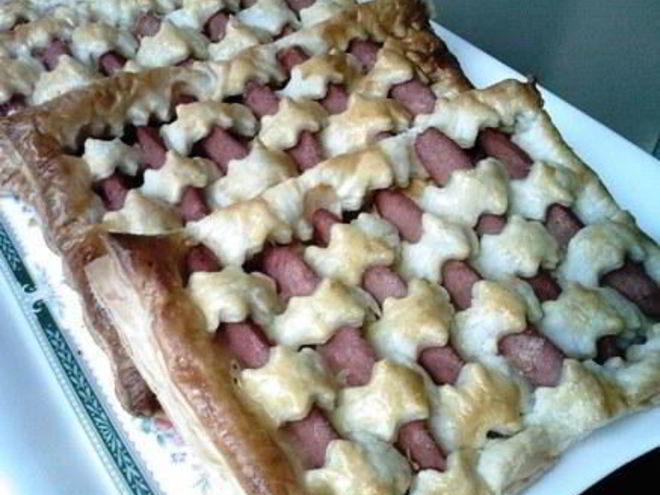 Рецепт сосисок в тесте коврики