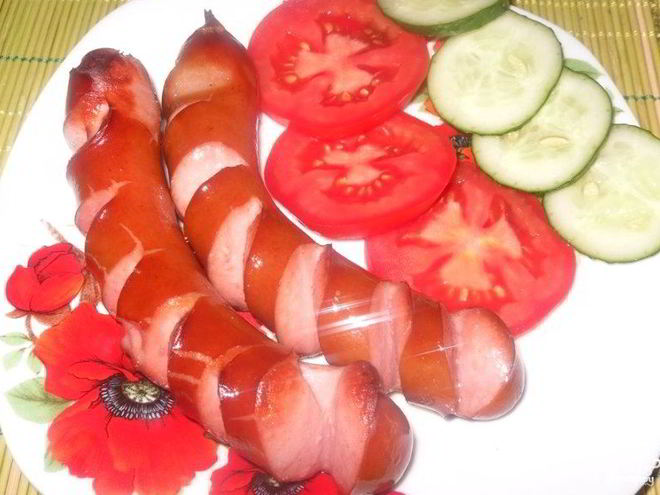 Рецепт сосисок, жареных в мультиварке