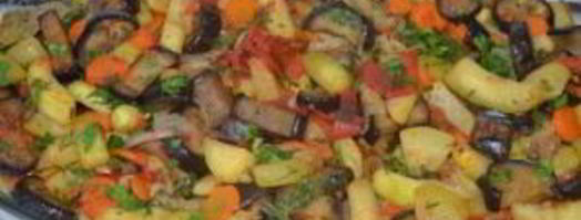 соте из баклажанов и кабачков. Шаг 8