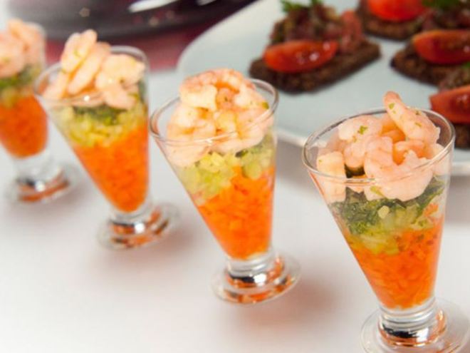 Рецепт средиземноморской закуски с креветками