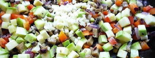 куриные тарталетки с рисом и овощами. Шаг 6