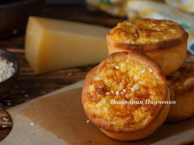 Рецепт сырных тарталеток с тунцом