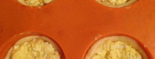 сырные тарталетки с тунцом. Шаг 6