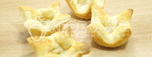 тарталетки из слоеного теста. Шаг 4