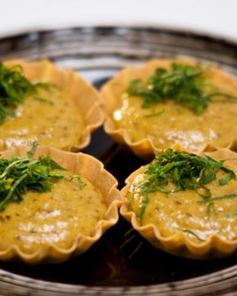 Тарталетки с грибным муссом