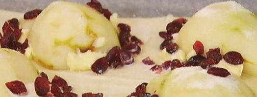 тарталетки с карамелизированной грушей и клюквой. Шаг 7