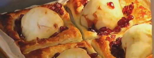 тарталетки с карамелизированной грушей и клюквой. Шаг 8