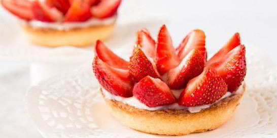 Тарталетки с клубникой