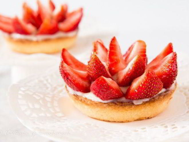 Рецепт тарталеток с клубникой