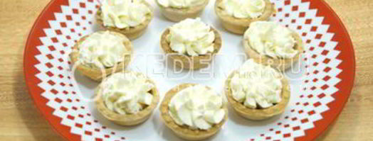 тарталетки с красной икрой. Шаг 2