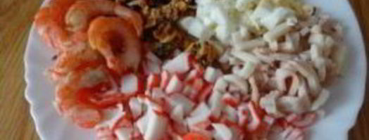 тарталетки с морским коктейлем. Шаг 3