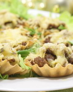 Тарталетки с начинкой Новогодний сюрприз