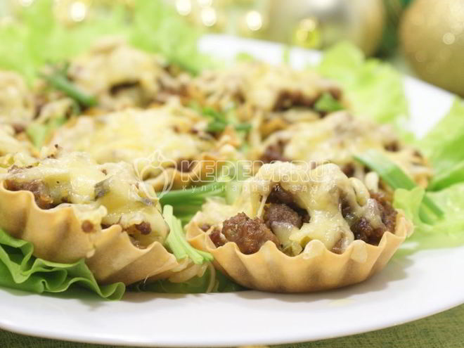 Рецепт тарталеток с начинкой новогодний сюрприз