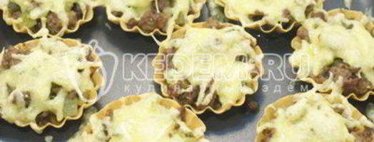 тарталетки с начинкой новогодний сюрприз. Шаг 8