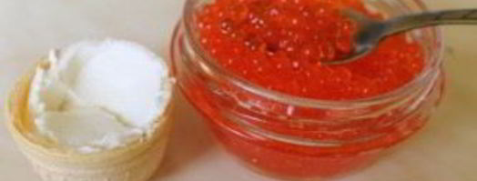 тарталетки с сыром и икрой. Шаг 3