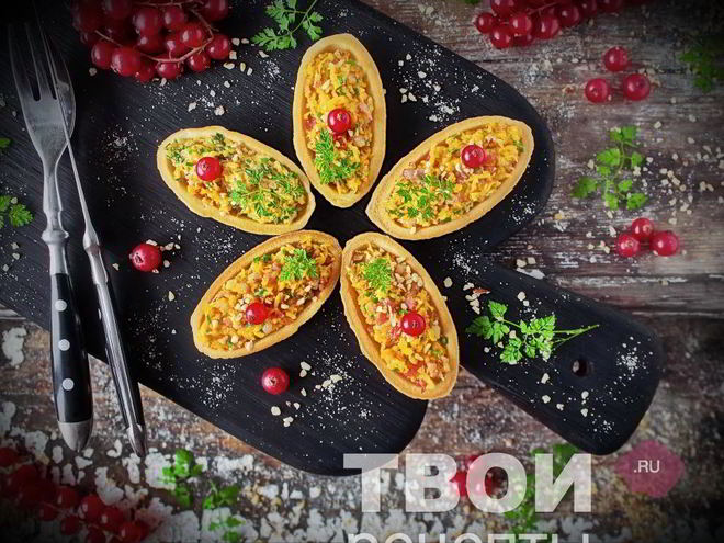 Рецепт тарталеток с сыром