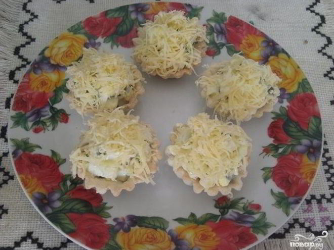 Рецепт тарталеток с языком