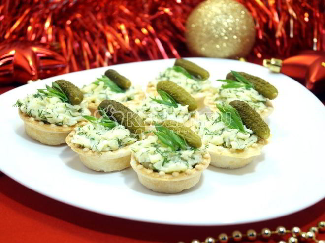 Рецепт тарталеток закусочных