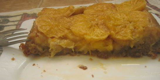 Апельсиново-банановый тарт татен