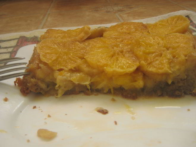 Рецепт апельсинова-бананового тарт татен