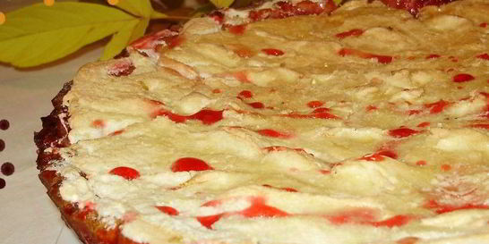 Брусничный тарт