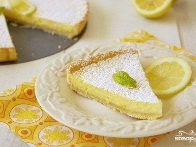 Рецепт французского лимонного тарта