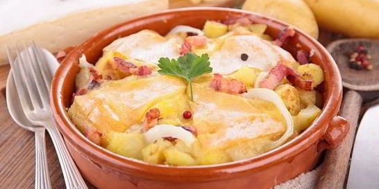 Картофель Тартифлетт с беконом