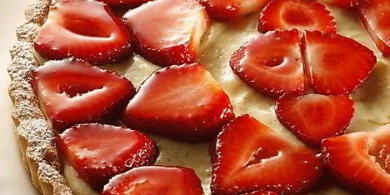 Клубничный тарт с заварным кремом