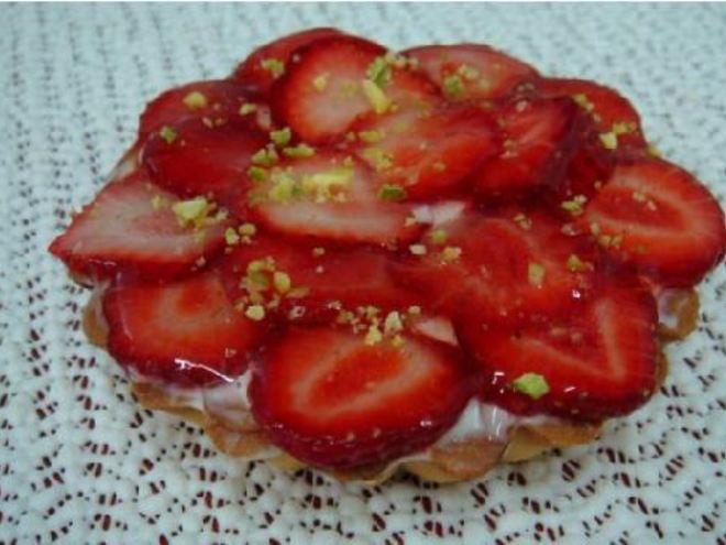 Рецепт клубничных тартинок