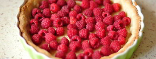 кремовый тарт с малиной. Шаг 5