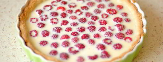 кремовый тарт с малиной. Шаг 6