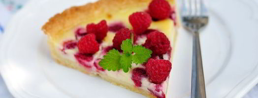 кремовый тарт с малиной. Шаг 8