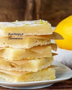 Квадратики Лимонный тарт