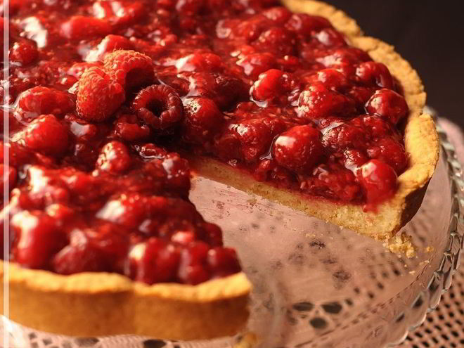 Рецепт малинового тарта