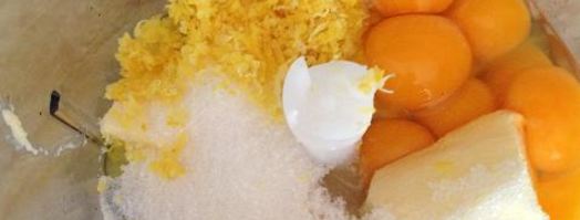 миндальный тарт с лимонным пудингом. Шаг 5