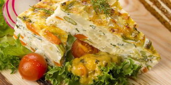 Морковный тарт с травами