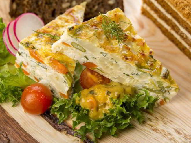 Рецепт морковного тарта с травами