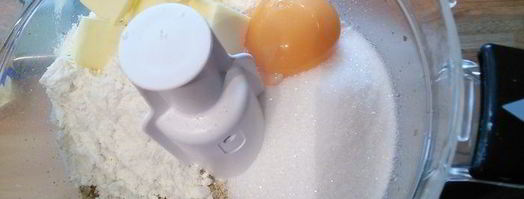 ореховый тарт с персиковым курдом. Шаг 2