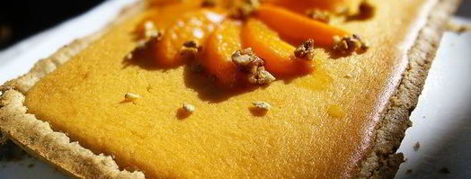 ореховый тарт с персиковым курдом. Шаг 16