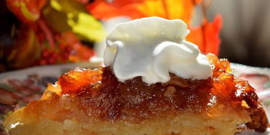 Перевернутый яблочный тарт